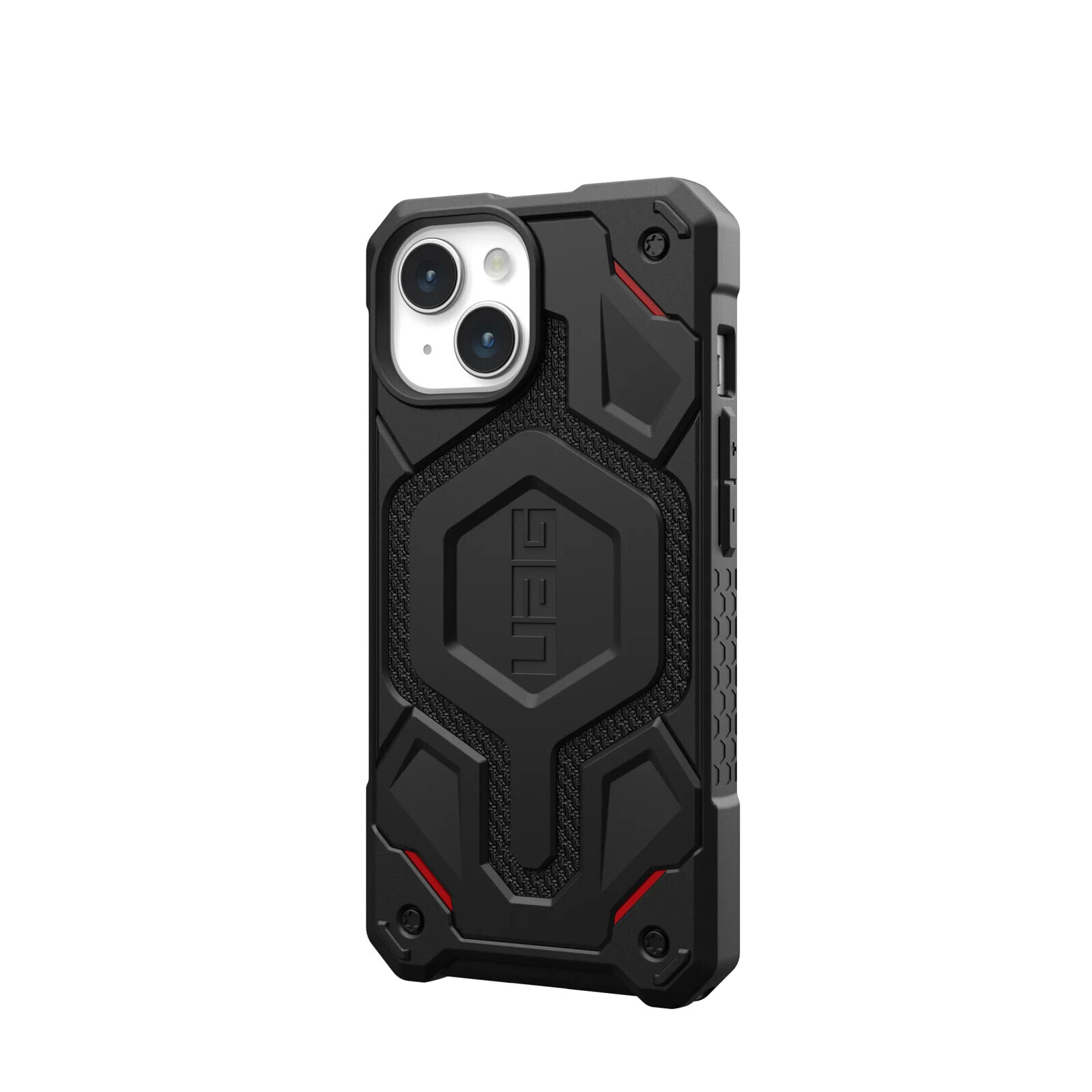 Urban Armor Gear UAG Monarch Pro MagSafe Case| Apple iPhone 15| kevlar schwarz|