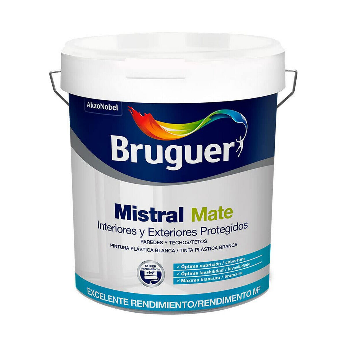 Краска Bruguer Mistral 5586676 Чёрный 750 ml