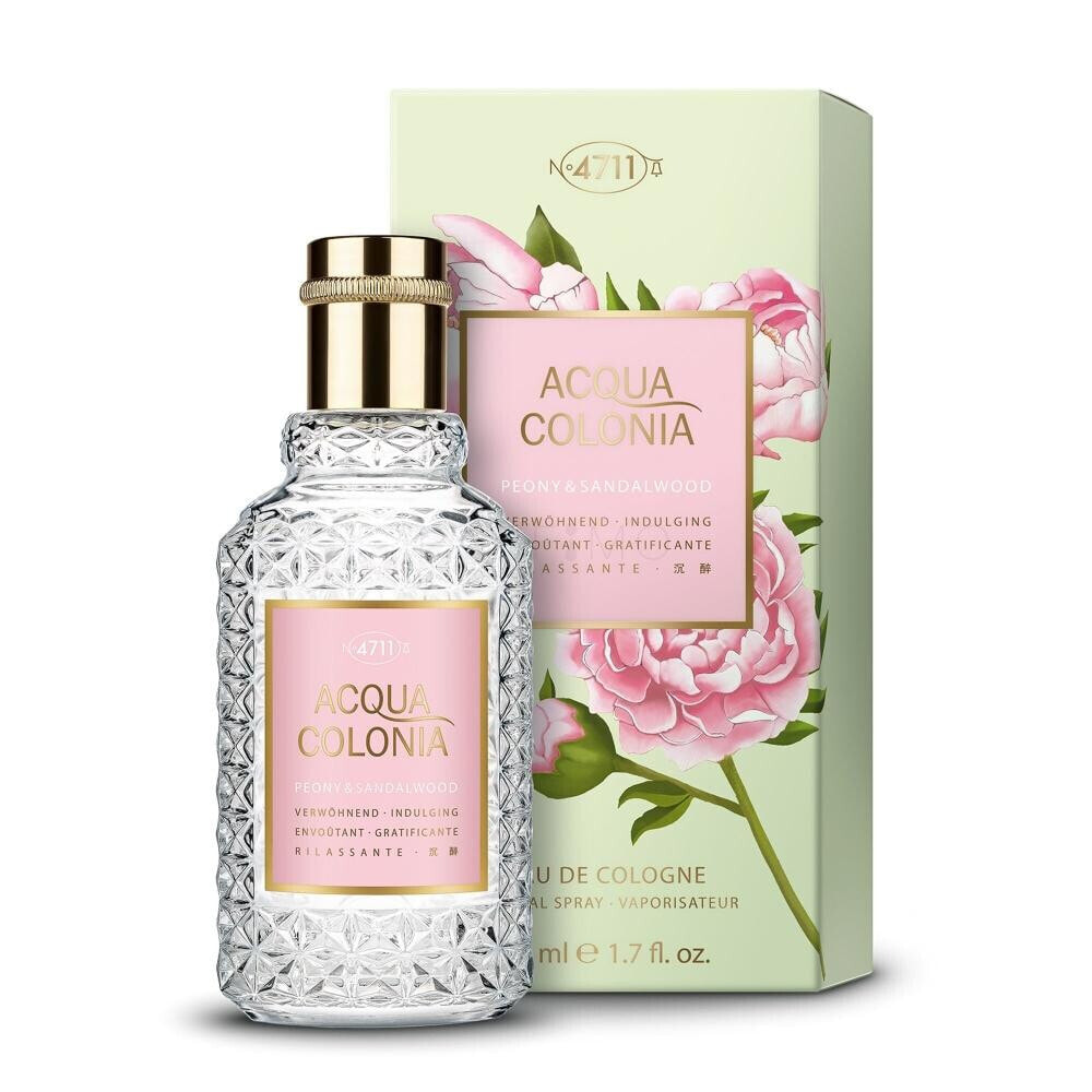 4711 Acqua Colonia Peony & Sandalwood 50 ml eau de cologne unisex