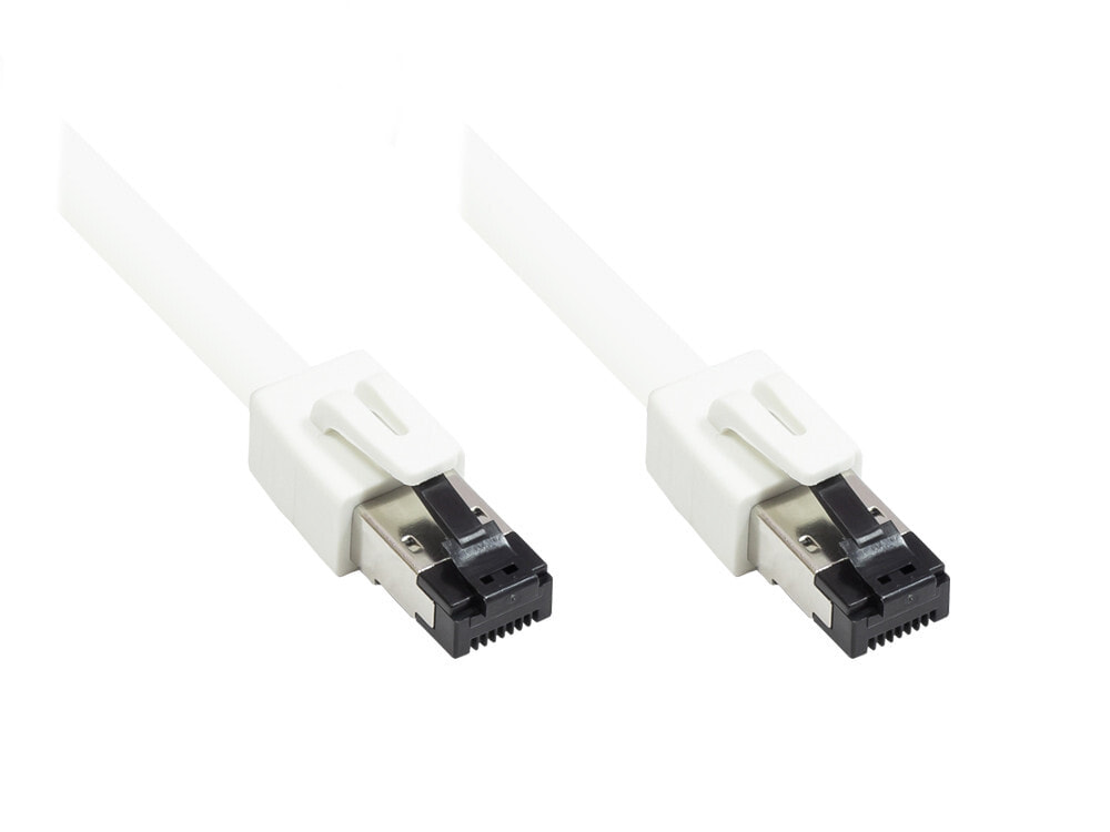 Alcasa 8080-150W сетевой кабель 15 m Cat8.1 S/FTP (S-STP) Белый