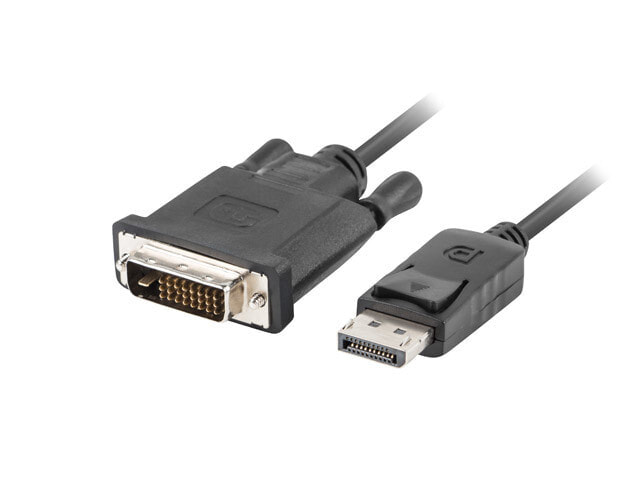 Lanberg CA-DPDV-10CU-0030-BK видео кабель адаптер 3 m DisplayPort DVI-D Черный