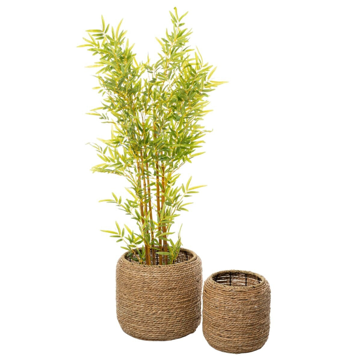 Planter Romimex Natural Fibre Natural Fibre 42 x 37 x 42 cm 2 Pieces