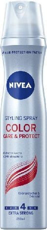 Лак или спрей для укладки волос Nivea Hair Care Styling Lakier do włosów Color Care & Protect 250 ml