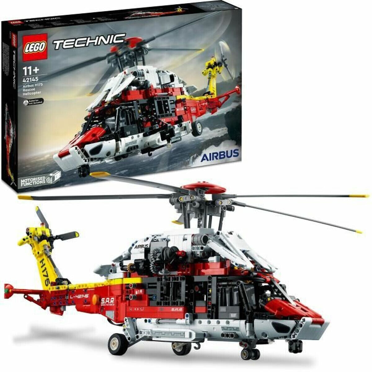 Vehicle Playset Lego Technic 42145 Airbus H175 Rescue Helicopter 2001 Pieces