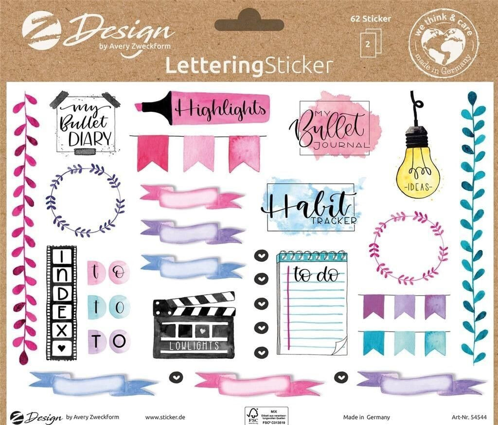 Zdesign Stickers for planners - Frames and slogans