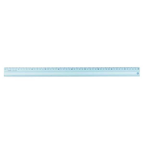 Q-CONNECT Aluminum metal ruler 50 cm