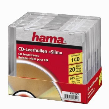 Hama 00011521 чехлы для оптических дисков Прозрачный