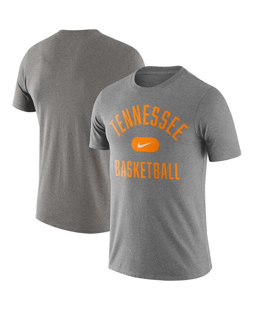 Nike men's Heathered Gray Tennessee Volunteers Team Arch T-shirt
