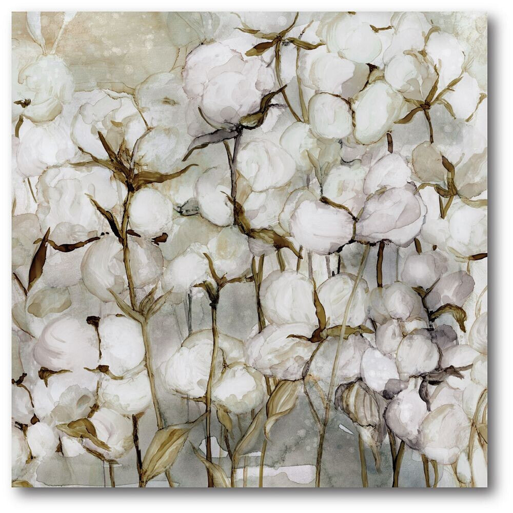 Courtside Market cotton Field Gallery-Wrapped Canvas Wall Art - 16