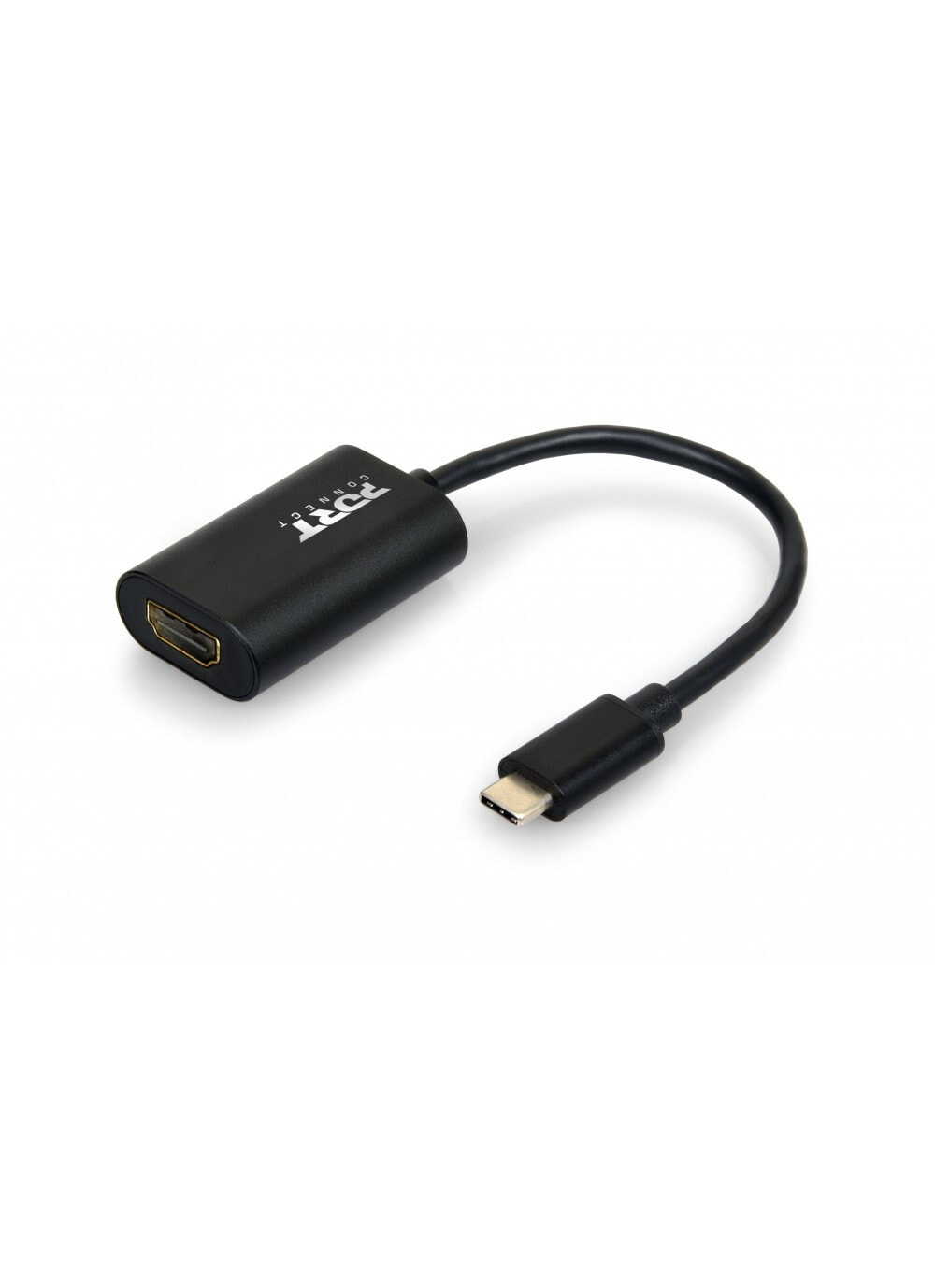 Port Designs 900124 кабельный разъем/переходник USB Type-C HDMI Черный