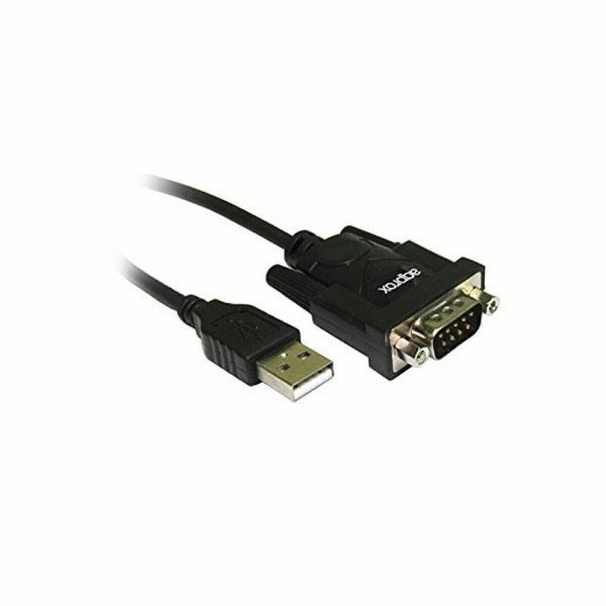 Кабель USB—серийный порт APPROX APPC27 DB9M 0,75 m RS-232