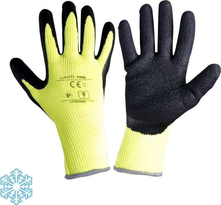 Lahti Pro Insulated Gloves Yellow 9 "(L250409P)