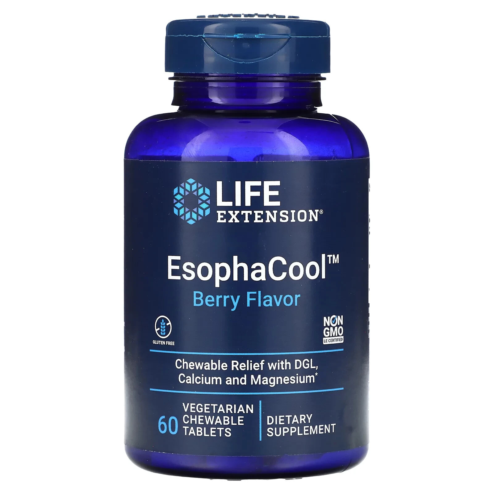 EsophaCool, Berry, 60 Vegetarian Chewable Tablets