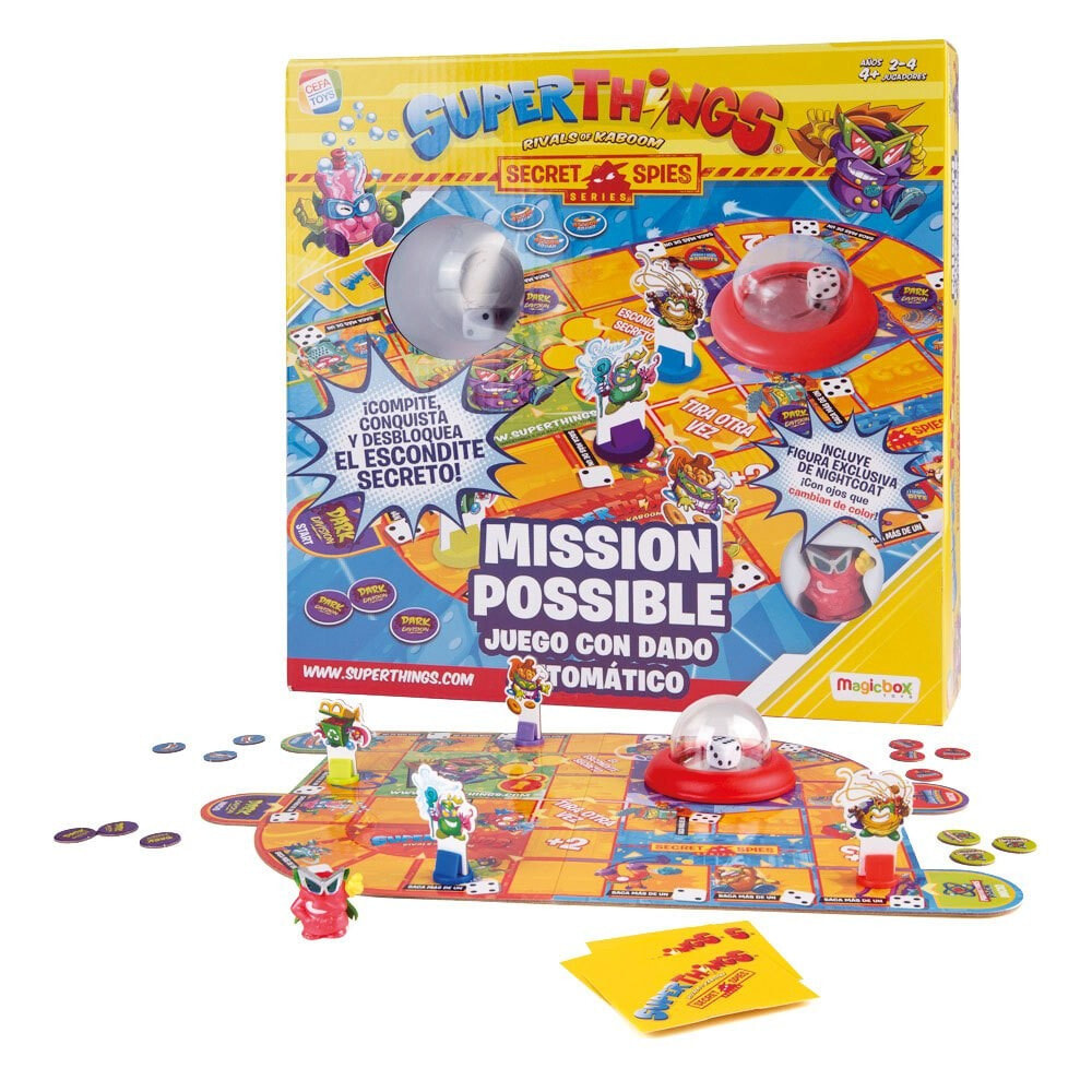 SUPERTHINGS Set Mission Possible Board Game