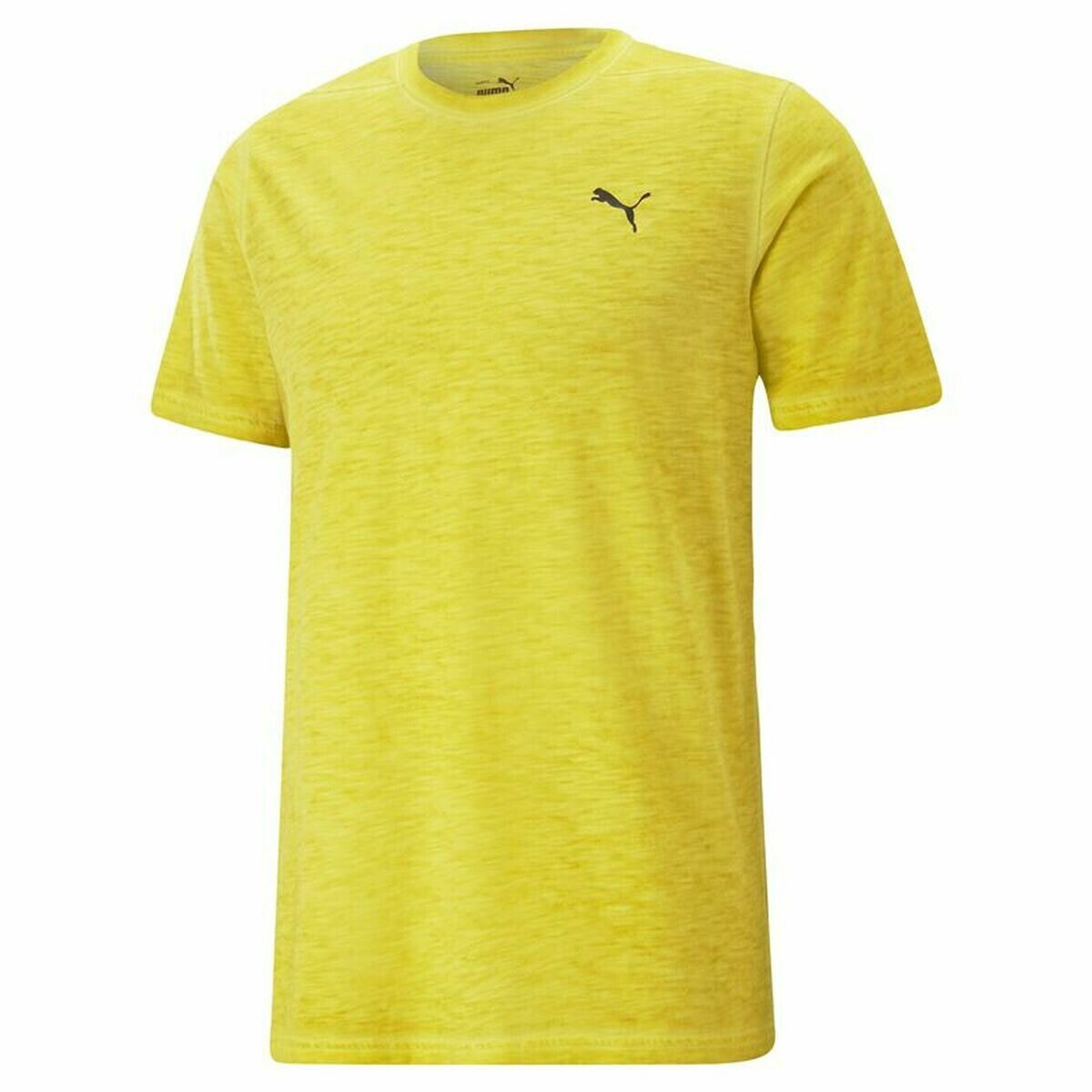 Men’s Short Sleeve T-Shirt Puma Studio Foundation Yellow