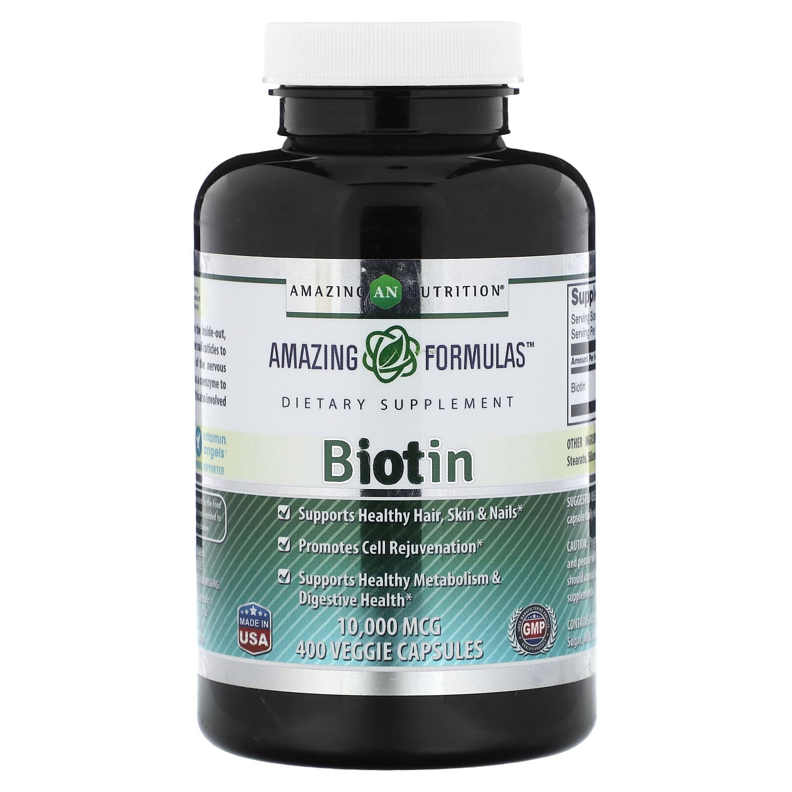 Biotin, 10,000 mcg, 200 Veggie Capsules