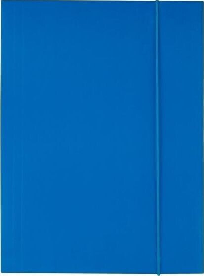 D.Rect Teczka kartonowa z gumką A4 niebieska
