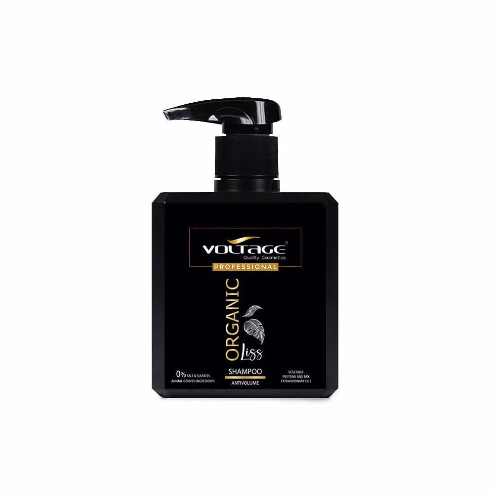 Voltage Cosmetic Organic LIss Shampoo Натуральный бессульфатный шампунь против объема 500 мл