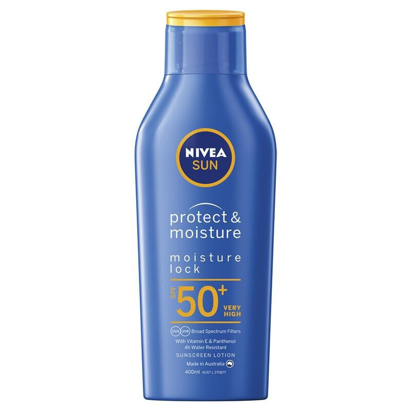Nivea Sun Protect & Moisture  Солнцезащитное  молочко SPF50 400 мл