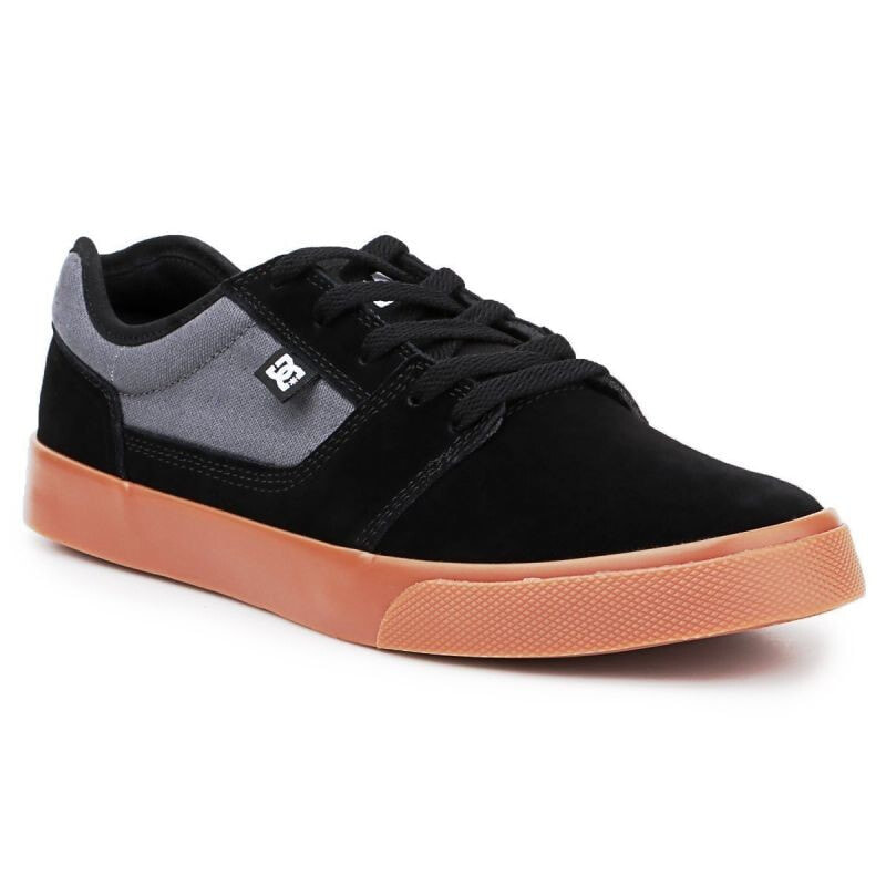 Мужские кеды повседневные черные  текстильные низкие демисезонные  DC Tonik M ADYS300660-XKSW Skate Shoes