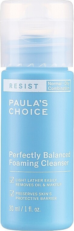 Gesichtsreinigungsschaum - Paula`s Choice Resist Perfectly Balanced Foaming Cleanser Travel Size