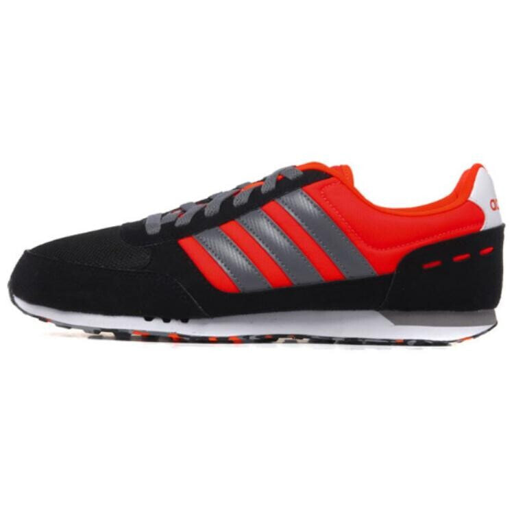 Adidas Neo Casual Shoes Men Low-Top Red Black/Gray