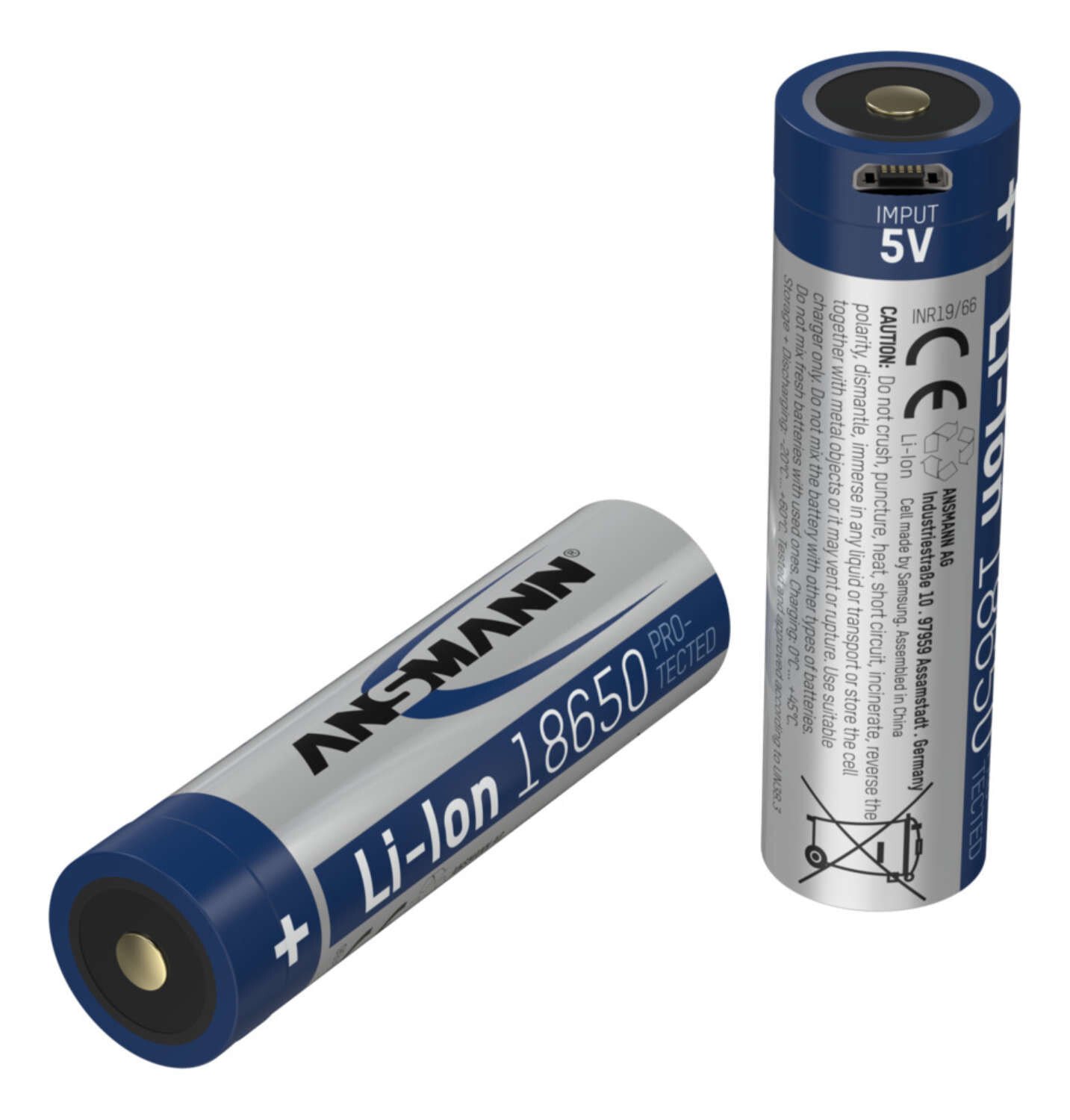 Ansmann 1307-0003 батарейка Перезаряжаемая батарея 18650 Литий-ионная (Li-Ion)