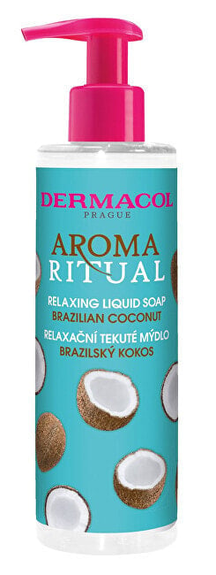 Dermacol  Aroma Ritual Brazilian coconut Расслабляющие жидкое мыло с ароматом кокоса  250 мл