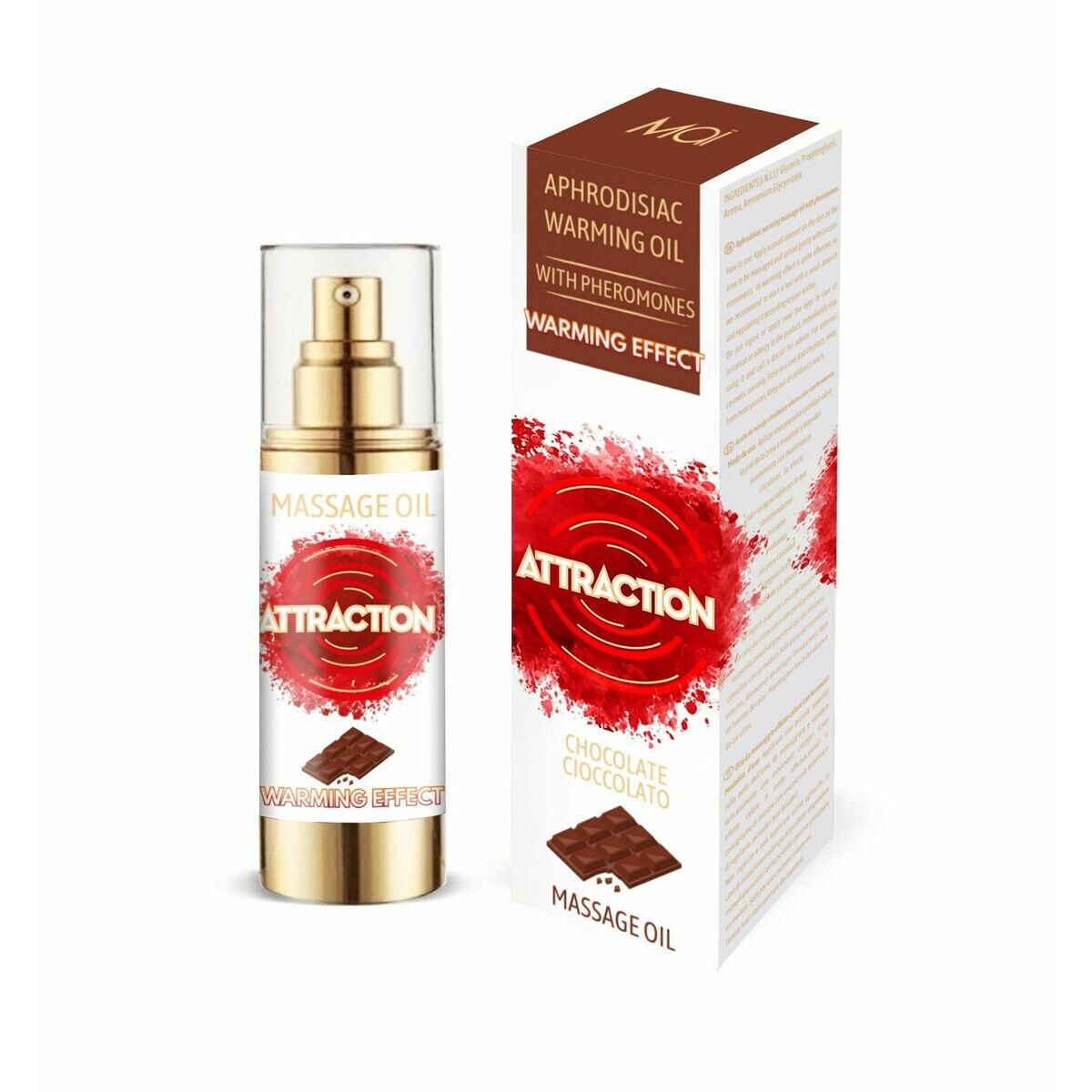 Erotic Massage Oil Attraction Chocolate 30 ml