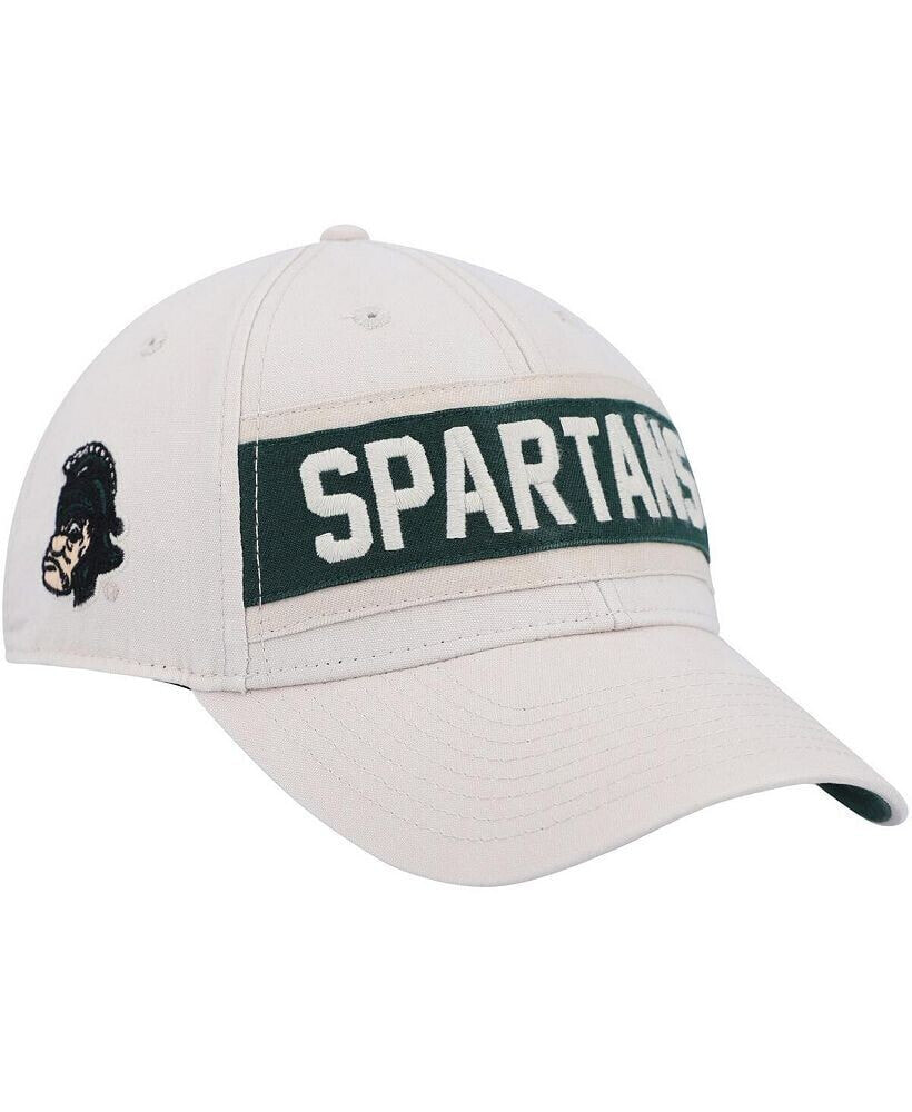 Men's Cream Michigan State Spartans Crossroad MVP Adjustable Hat