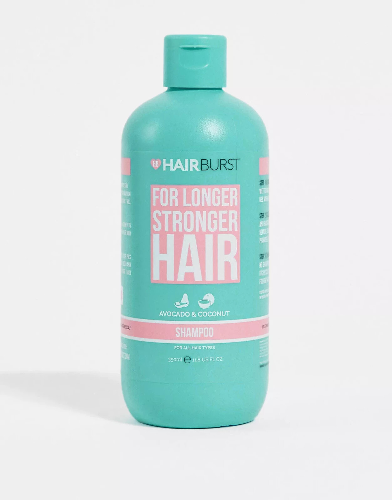 Hairburst Shampoo - Haarshampoo für längeres, stärkeres Haar, 350 ml