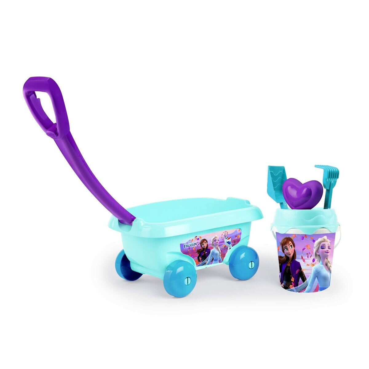 Beach toys set Smoby Frozen Flled Beach Cart