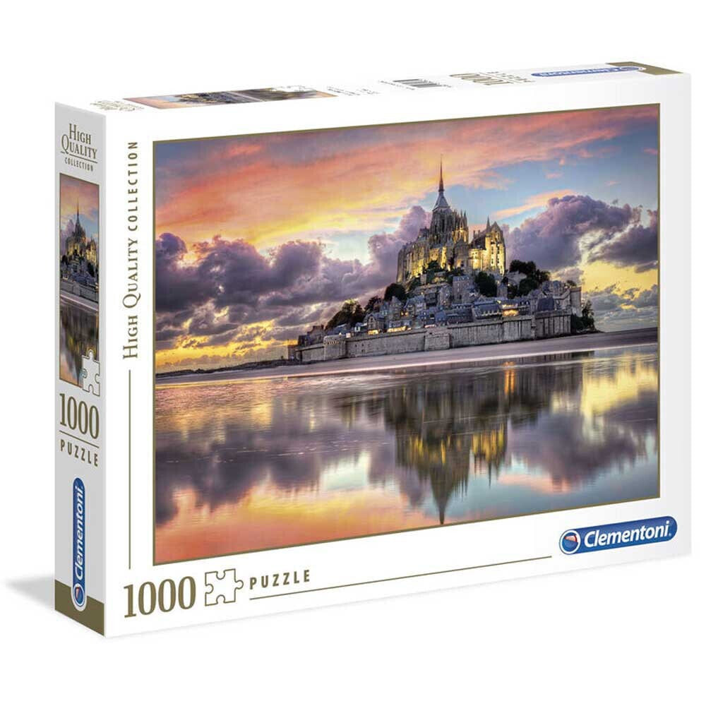CLEMENTONI Le Magnifique Mont Saint-Michel Puzzle 1000 Pieces