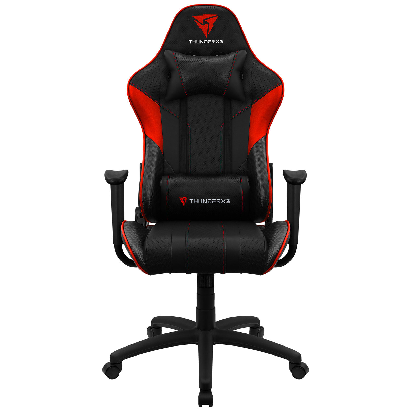 Игровое кресло для ПК Мягкое сиденье Черный, Красный ThunderX3 EC3BR