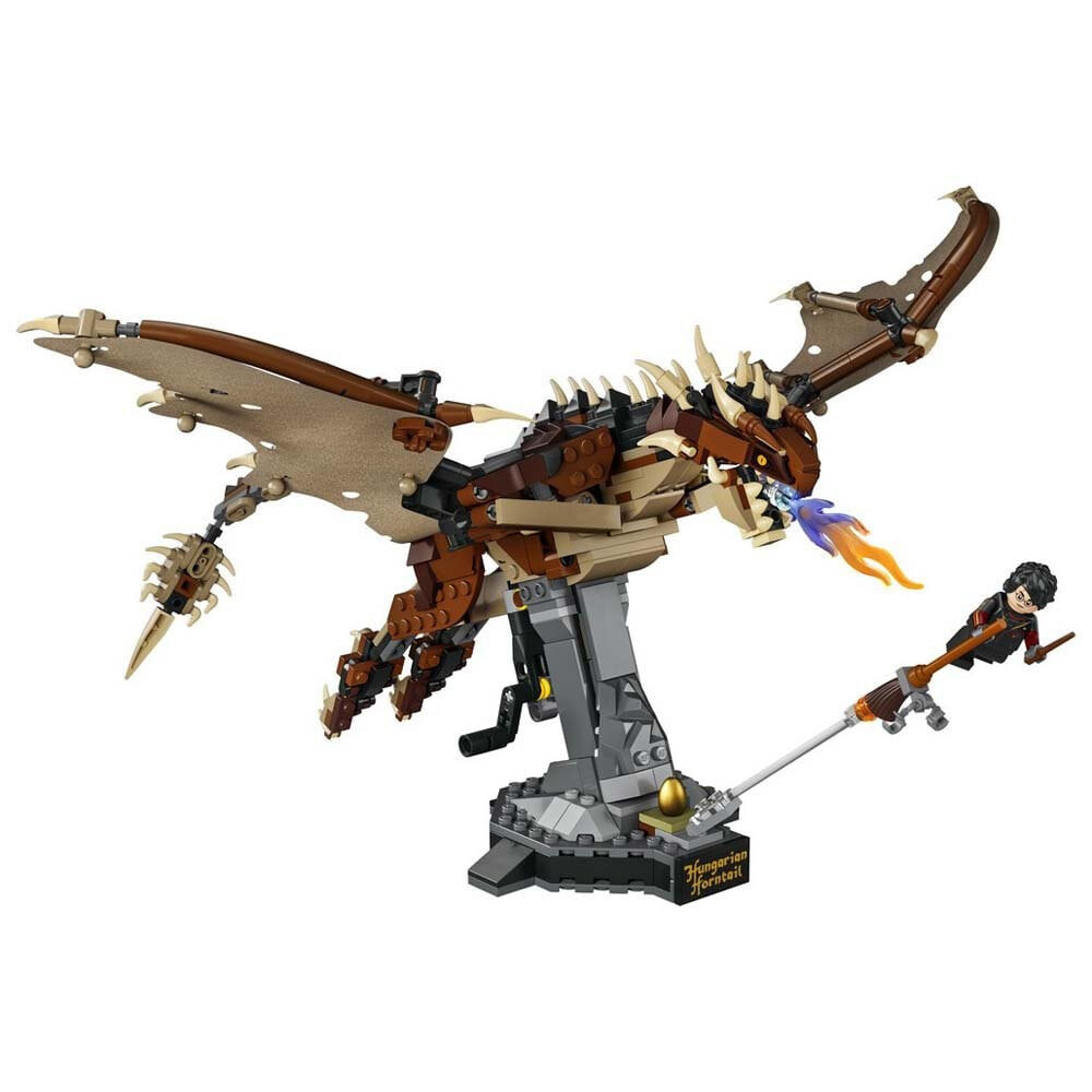 Конструктор с Гарри Поттером LEGO 76406 Harry Potter The Spiked Magyar, Drachenfigur zum Sammeln und Spielzeug, Raumdeko, Geschenkidee