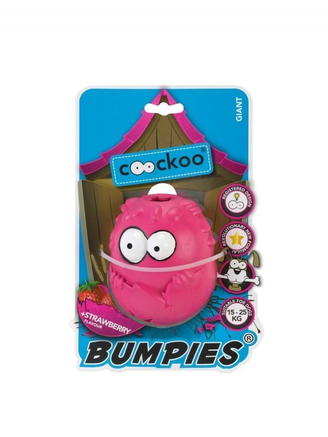 EBI Coockoo Bumpies toy Pink / strawberry XL> 27kg 13x10x8.8cm