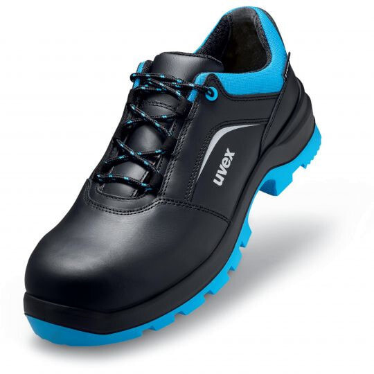 Uvex 95558, мужской, для взрослых, защитная обувь, черный, синий, ESD, S2, SRC, шнуровка