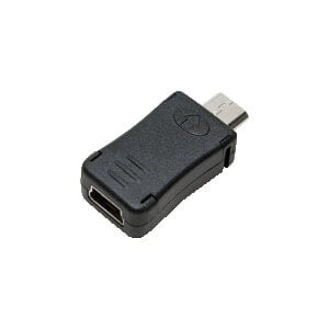 LogiLink AU0010 кабельный разъем/переходник Micro USB Мини USB Черный