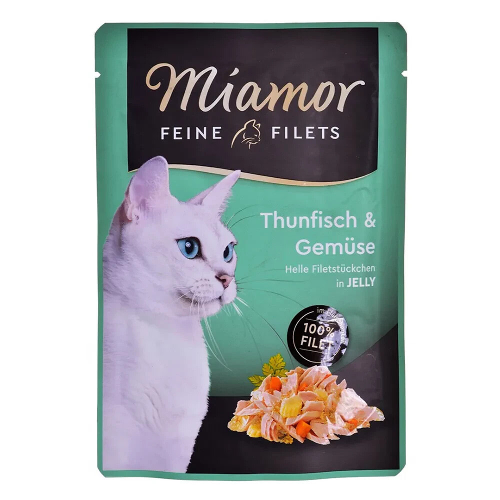 MIAMOR Moist tuna with vegetables wet cat food 100g