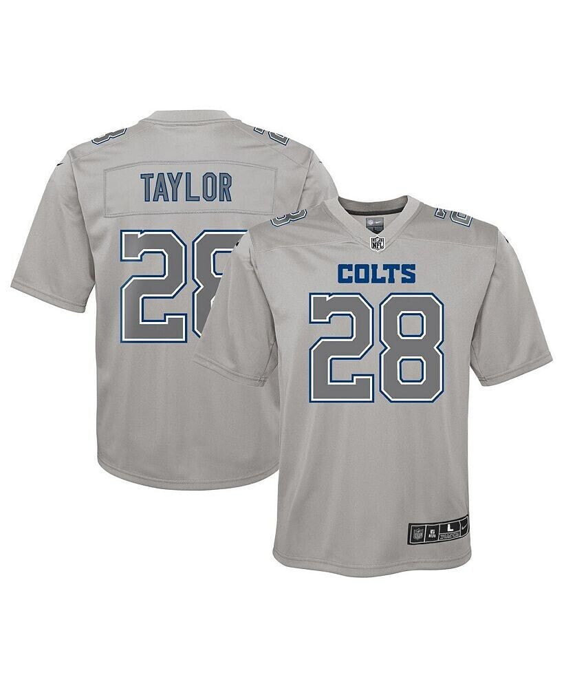 Youth Boys Jonathan Taylor Gray Indianapolis Colts Atmosphere Game Jersey