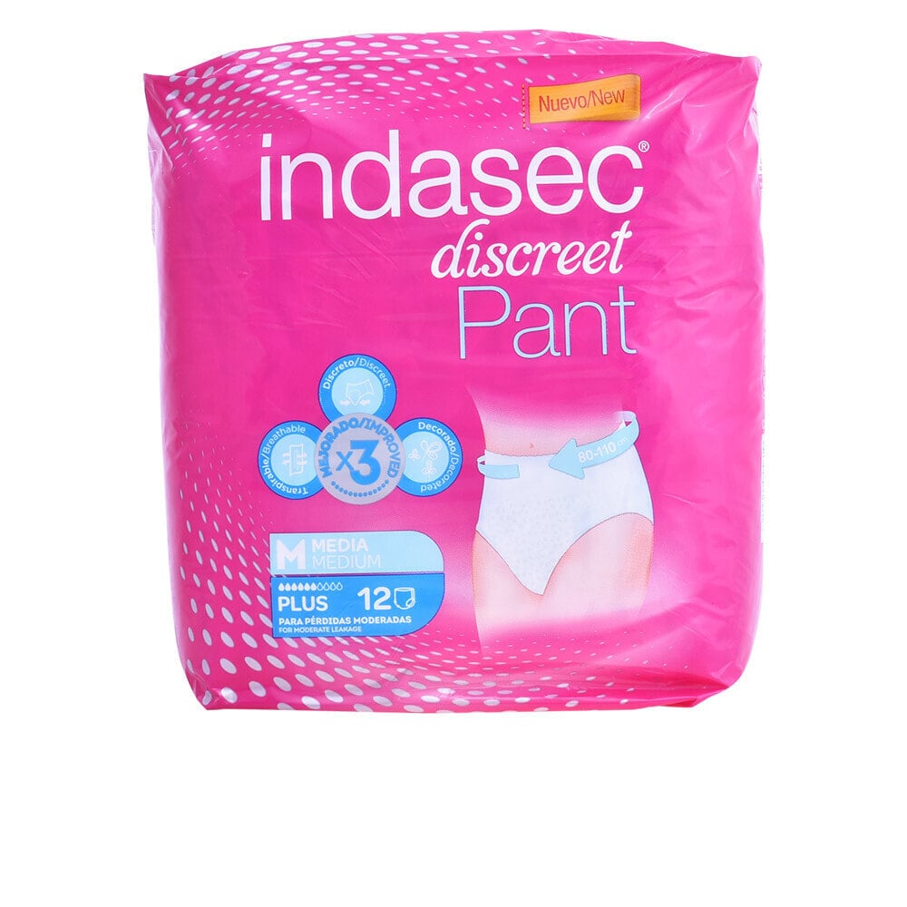 Indasec Discreet Pant Трусики при недержании мочи для женщин 12 шт.