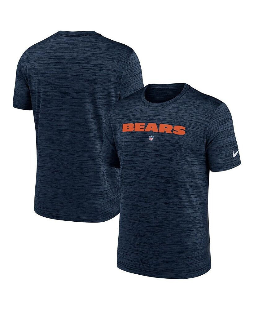 Nike men's Navy Chicago Bears Velocity Performance T-shirt