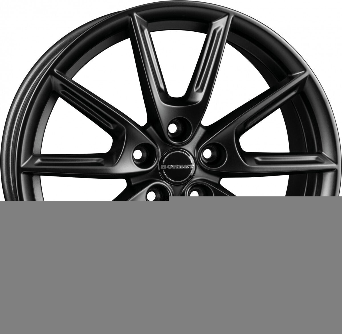 Колесный диск литой Borbet LX19 black matt 8x19 ET44 - LK5/112 ML66.5