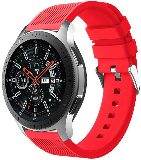 Силиконовый ремешок для часов Samsung Galaxy Watch - красный, 20 мм 4wrist