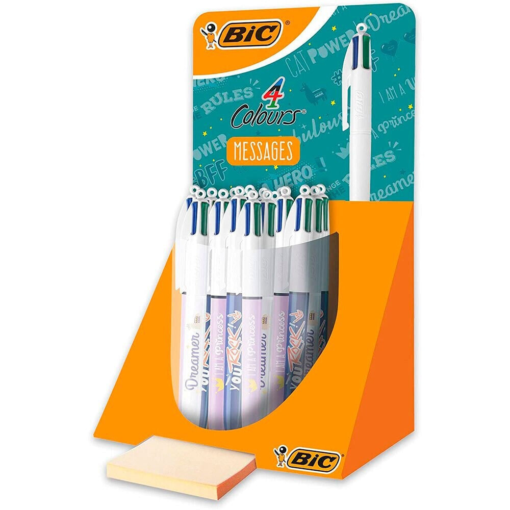 BIC Exhibitor 30 Pens 4 Colors Decorated