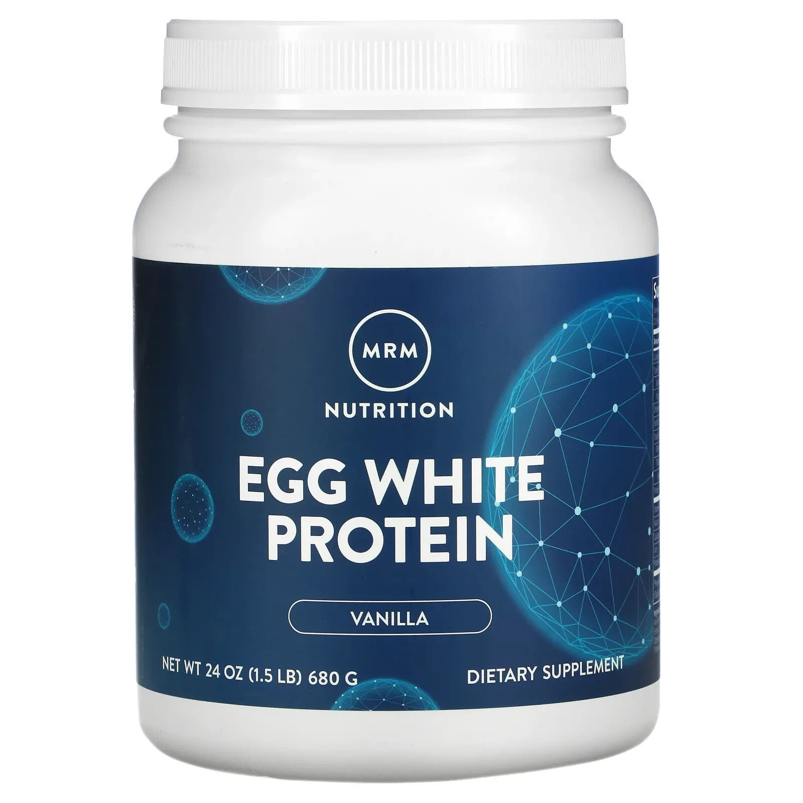 MRM Nutrition, Egg White Protein, Chocolate, 1.5 lbs (680 g)