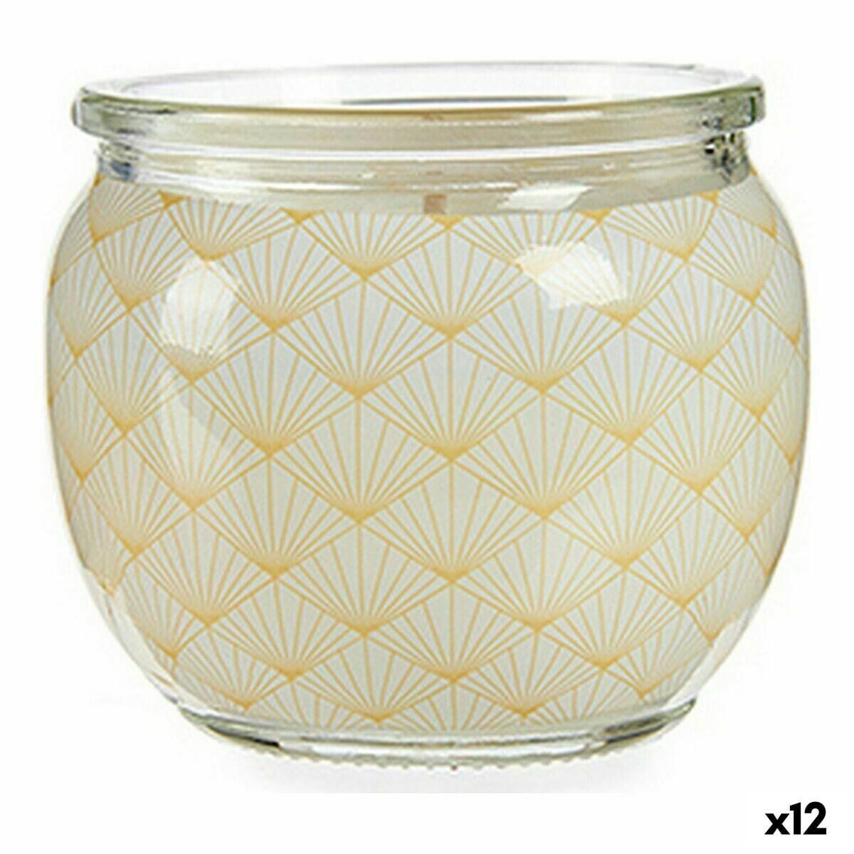 Scented Candle Vanilla 7,5 x 6,3 x 7,5 cm (12 Units)