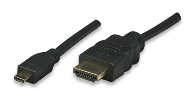 Techly ICOC-HDMI-4-AD5 HDMI кабель 5 m HDMI Тип A (Стандарт) HDMI Тип D (Микро) Черный