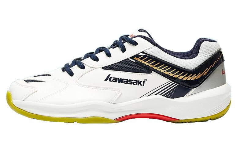 Kawasaki Badminton Shoes Unisex Low-Top White