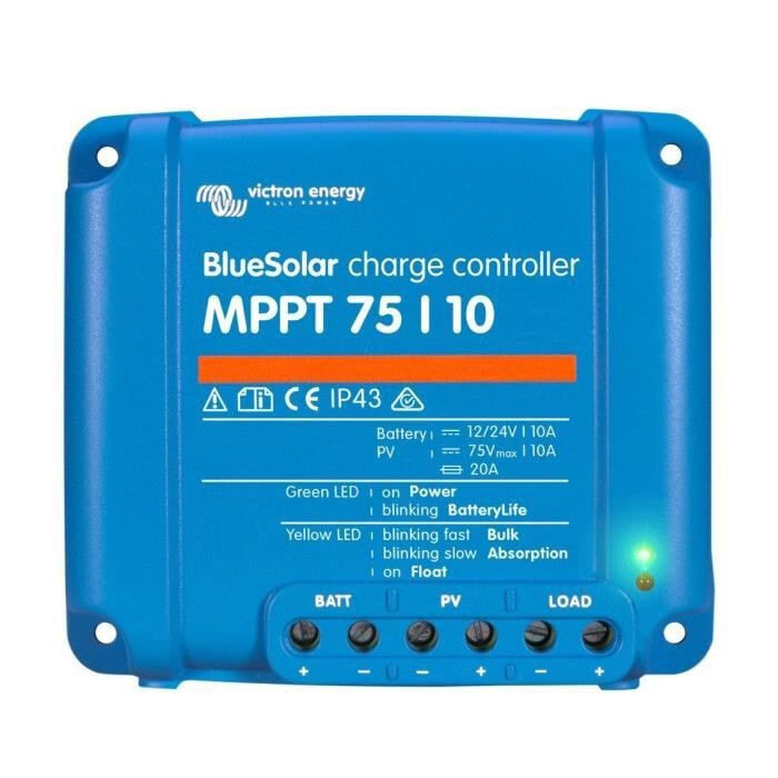 VICTRON Solarregler MPPT - 75/10 - 12 / 24В - 10А